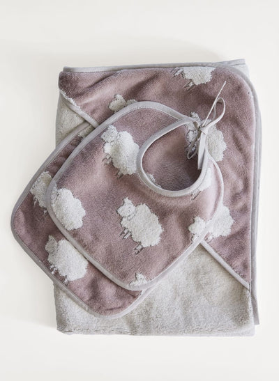 Bib - Sweet Sheep Jacquard