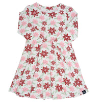 Swirly Girl Dress - Poinsettia