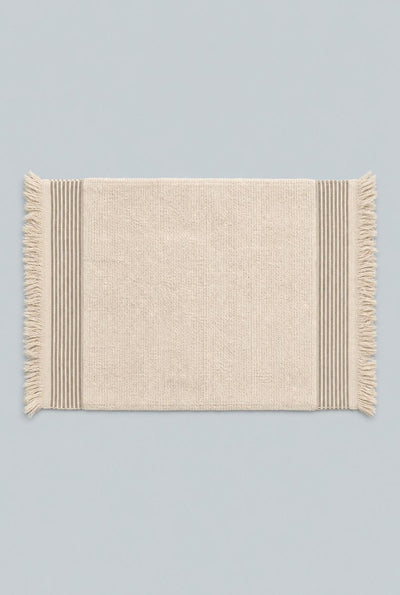 Fringe Bath Mat - Cream