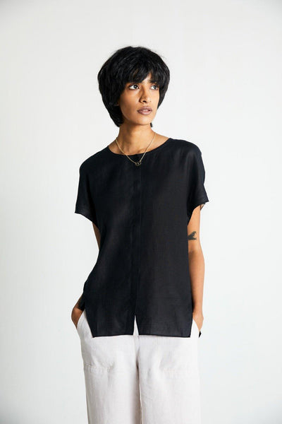 The Black Box Top - Black - 2XL - Blouse