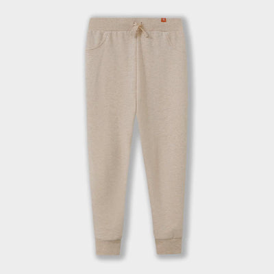 Combed Cotton Sweatpants - Beige