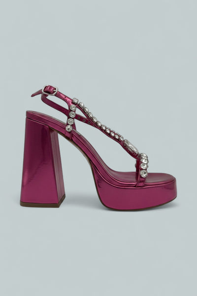 Women's Disco Platform Sandals Exclusive - Pink