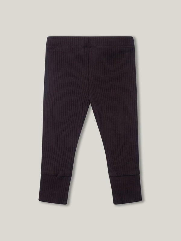 The Ribbed Legging Baby - Chocolate