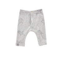 Baby Joggers with Front Pleat - Heather Grey