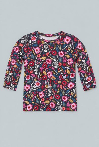Big Kid Pajama Dia De Los Muertos - Day Of The Dead