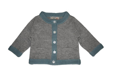 Camelia Cardigan - Grey / Blue - Cardigan