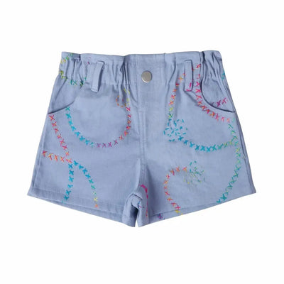 Jardin Denim Bermuda Shorts - Blue