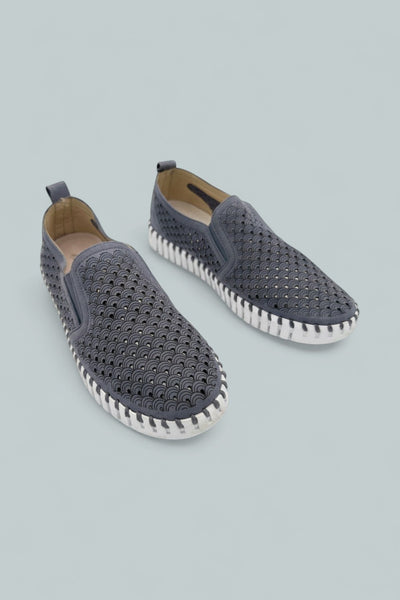 Women's Tulip 140 Slip On Sneakers - Grey Blue