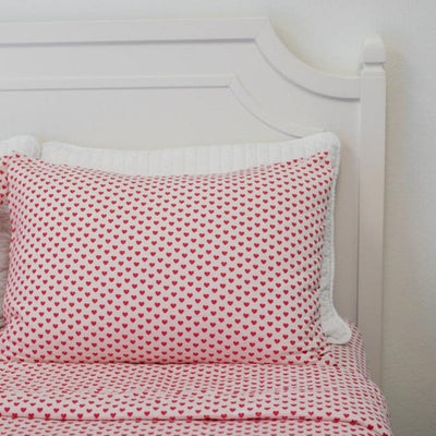 Quilted Blanket - Pink Hearts