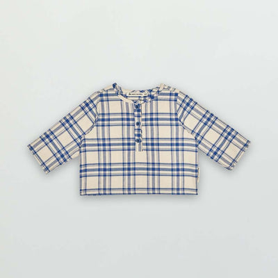 Jean Baby Shirt - Blue Check - Shirt