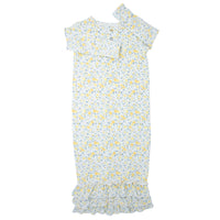 Ruffle Gown - Golden Sage