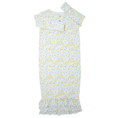 Ruffle Gown - Golden Sage