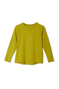 Relaxed Fit Long Sleeve with Elbow Pads - Lime