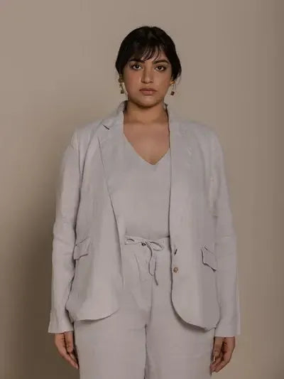 The Shes Everything Blazer - Cloud Grey
