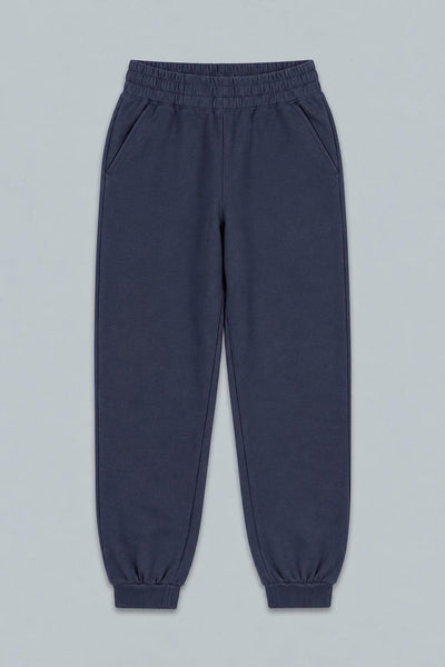 Classic Joggers With Cuffs - Navy
