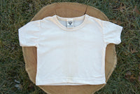 Organic Cotton Short Sleeve Baby T-shirt-Undyed