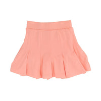 Pleated Skort - Apricot