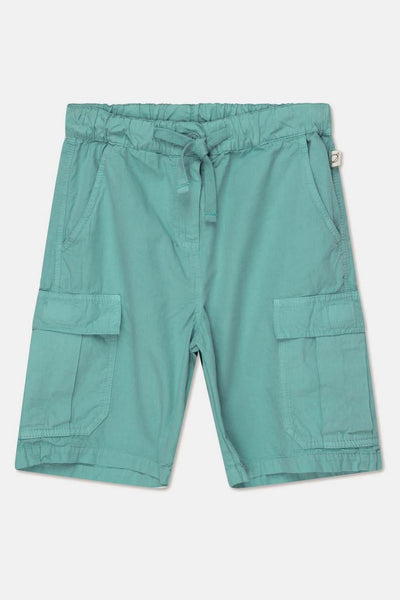 Poplin bermuda shorts - Green