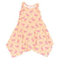 Emma's Racerback Dress - Flamingo Peach