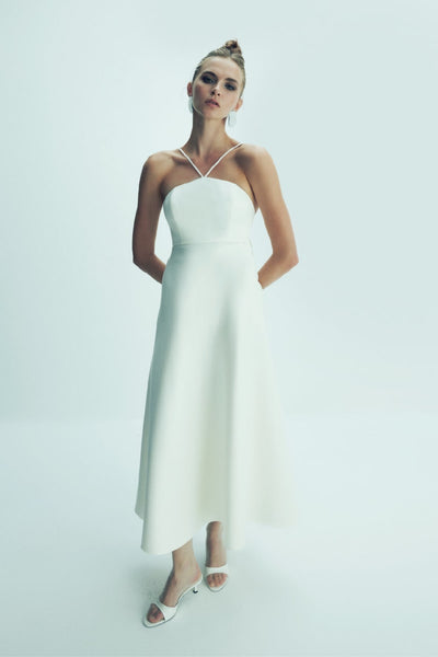 Riley Midi Dress - Vanilla Ice