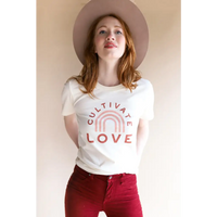 Cultivate Love Graphic T-Shirt - Natural