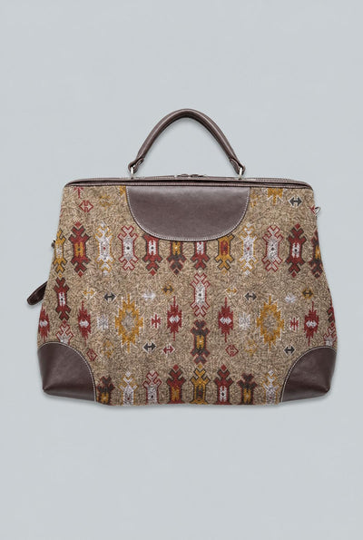 Single Gusset Top Handle Briefcase - Multi