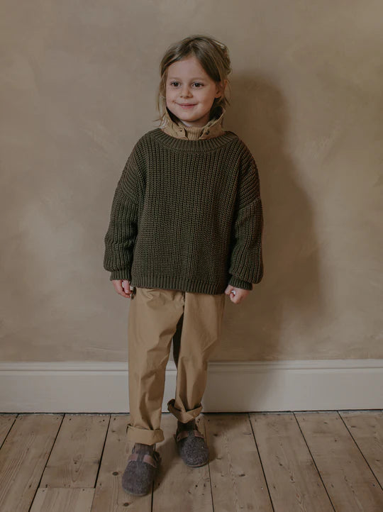 The Chunky Sweater - Olive