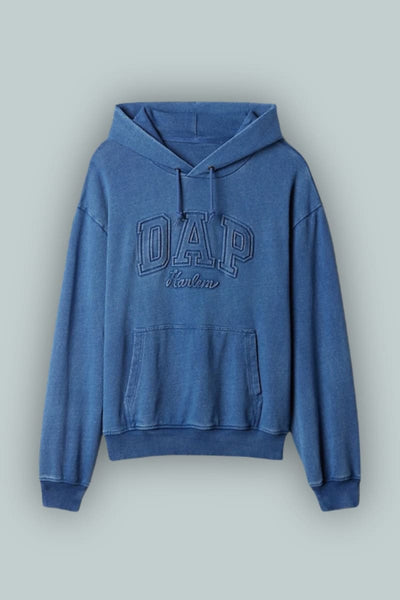 GAP x DAP Denim Logo Hoodie - Light Indigo