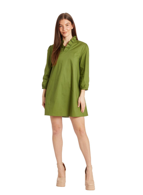 Ava Dress - Moss - Dresses