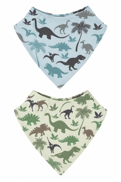 Sweet Bamboo Bib 2-Pack - Dino