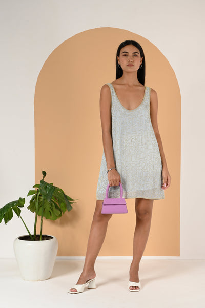 Ariel Party Dress - Cloud