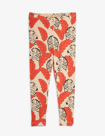 Zebras Aop Leggings - Red - Leggings