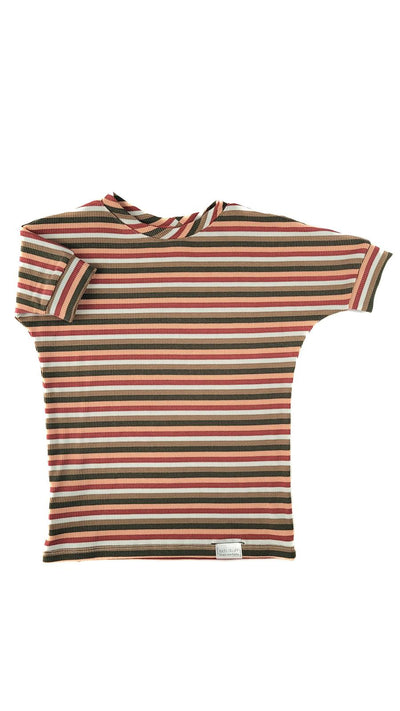 Grow With Me T-Shirt - Sunset Stripes