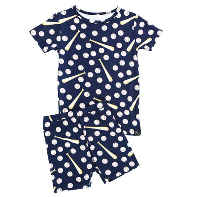 Summer PJ - Little Slugger Navy - Playsuit
