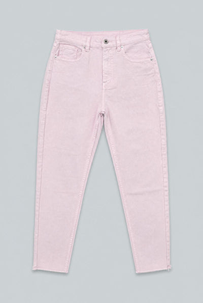 Straight Leg Mom Jean - Purple
