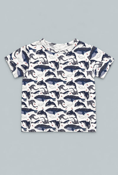 Deep Sea Creatures Whale Big Kid Pajama S/S - A Whale Of A Tale