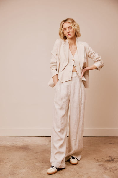 Portofino Trouser - Natural