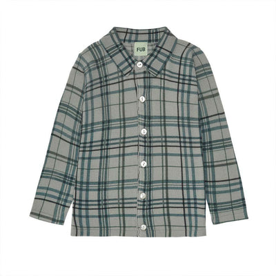 Plaid Button Down Shirt - Pale Sage - Button Down Shirt