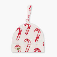 Top Knot Cap - Candy Cane