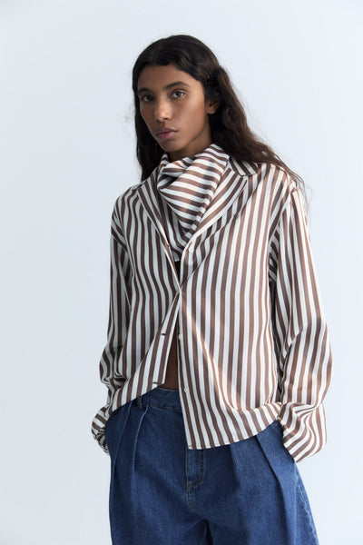 Anika Woman Shirt Roast Stripes