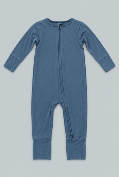 Convertible Romper - Faded Denim