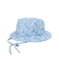 Primrose Hat - Blue Floral