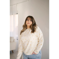 Peachy Keen Organic Cotton Pullover