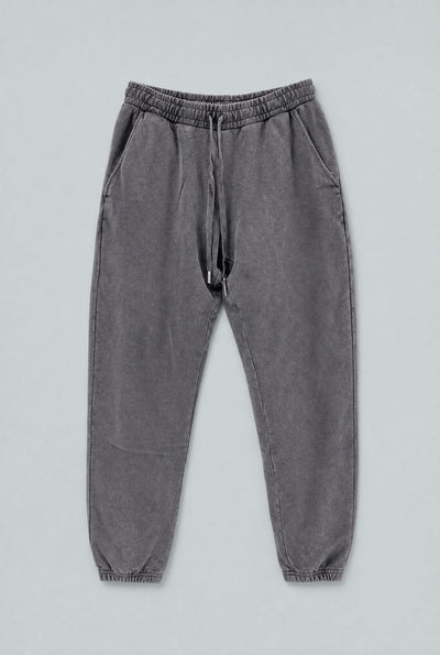 Drawstring Sweatpants - Washed Black
