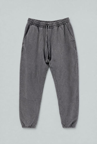 Drawstring Sweatpants - Washed Black