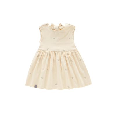 Fit & Flare Jersey Dress - Cream