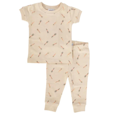 Little Swimmers Baby Pajama Set - Sunkiss
