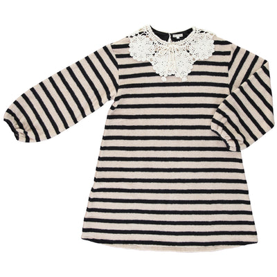 Cleo Woman Dress - Parisian Stripes - Dresses