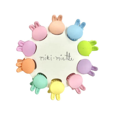 Bunny Mini Claw 10pc Set - Rainbow