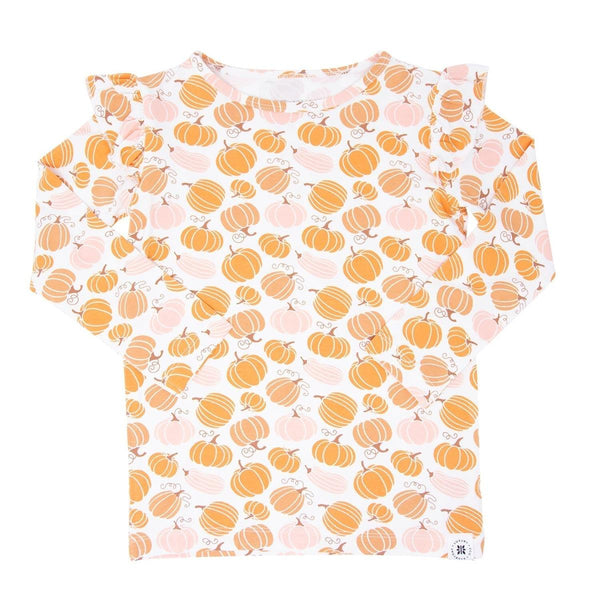 Ruffle Top - Pumpkin - Shirt